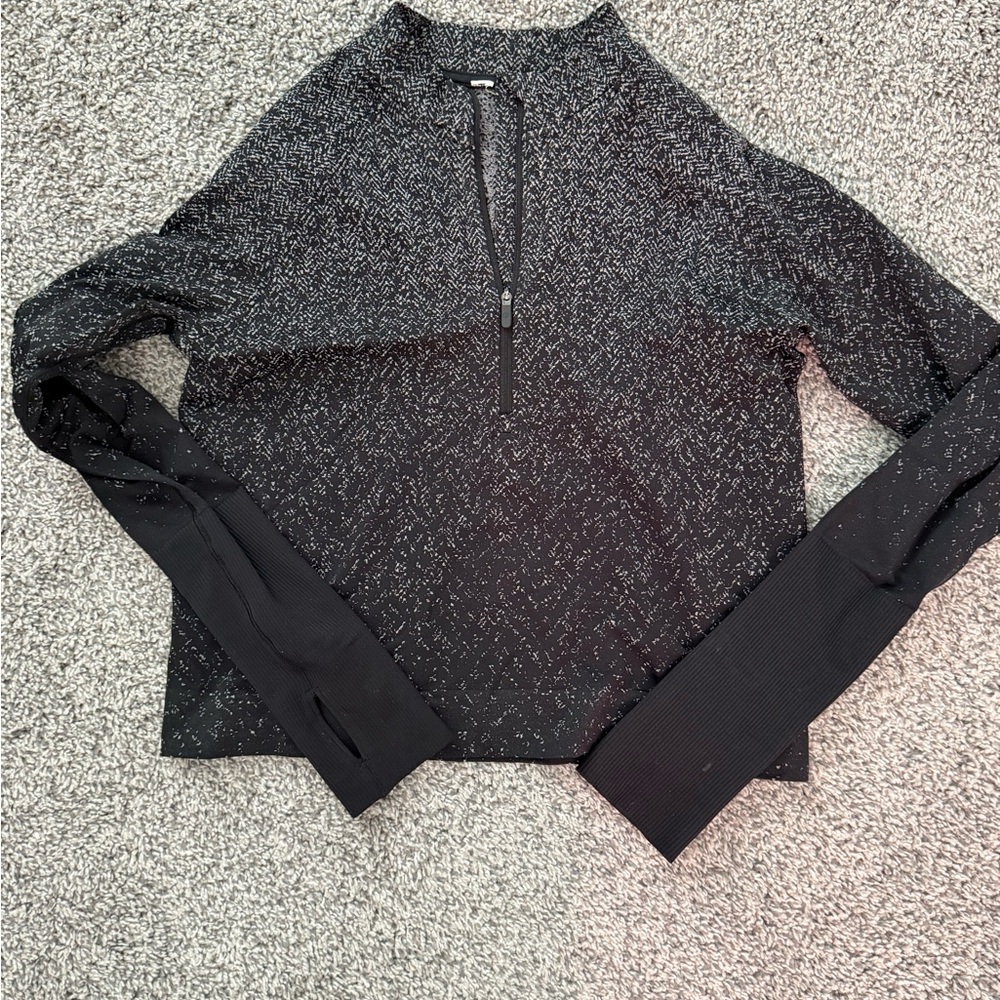 Lululemon Athletica Define cropped half-zip jacket, size 10